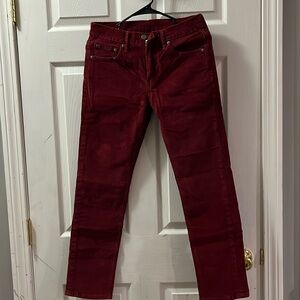 Men’s Red Corduroy Levi’s